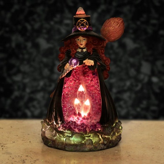 incense door "backflow" luminous witch (with discharge) (led)