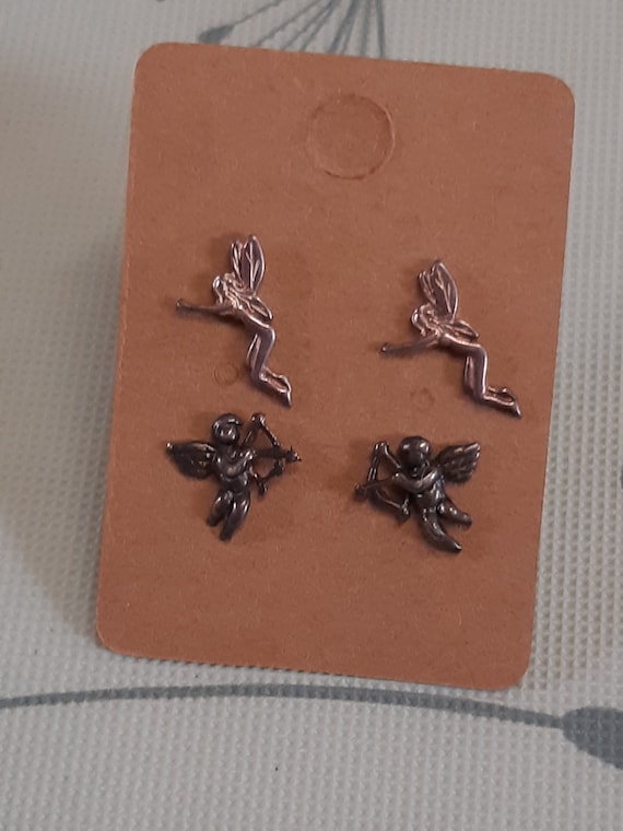 Fairy fairy and cherub earrings