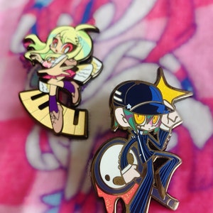 Akamatsu and Saihara Enamel Pins