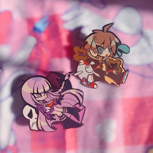 Naegi and Kirigiri Enamel Pins