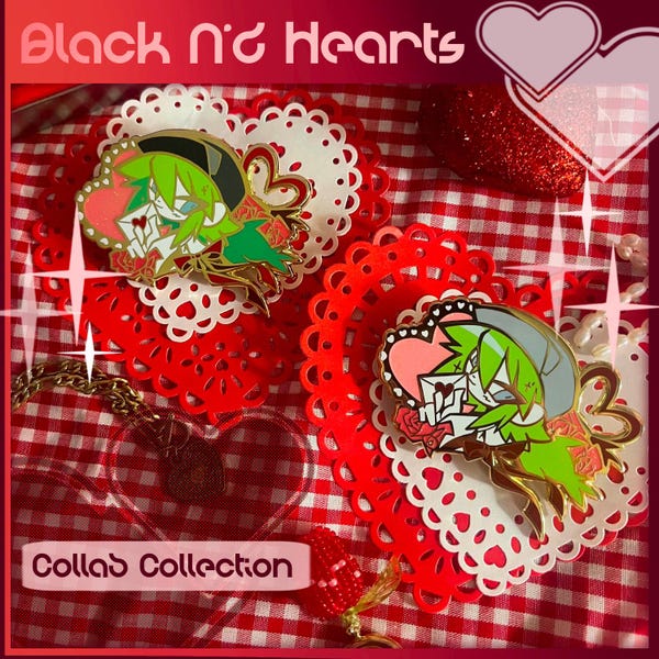 N Lovemail Enamel Pin