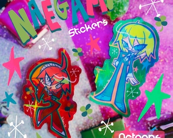 Naegami Holo Stickers - 3 Inch