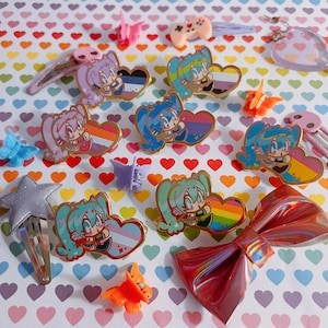 ¡Pines de esmalte Miku Pride!