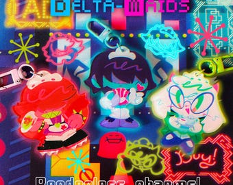 Delta-Maids Borderless Charms