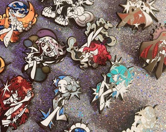 Hoseki Enamel Pins