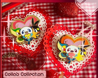 B/W Starter Trio Enamel Pin