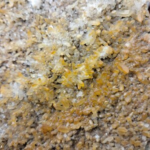 Orange Quartz in Matrix