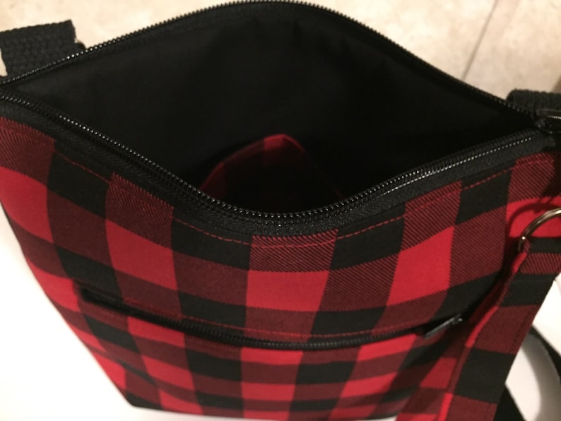 Buffalo Check Crossbody Bag Buffalo Plaid Crossbody Bag Etsy