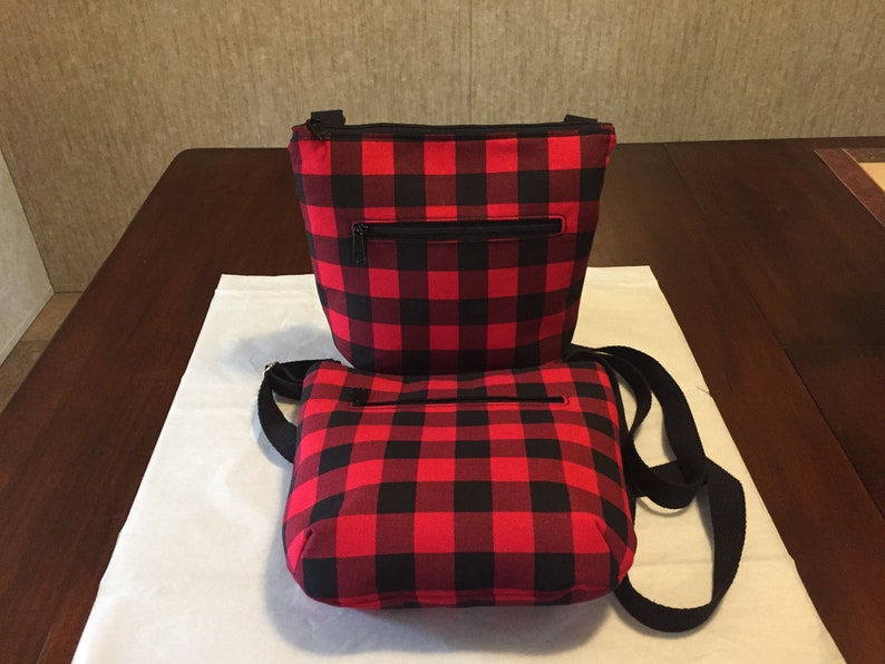 Buffalo Check Crossbody Bag Buffalo Plaid Crossbody Bag Etsy