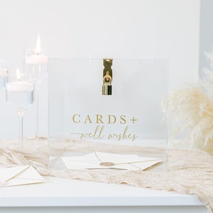 Personalisierte Acryl Kartenbox | Rahmer Text Kartenbox | 3D Pop-Out-Text | Flacher Vinyl-Aufkleber | Benutzerdefinierte Hochzeit Kartenbox | Schloss und Schlüssel