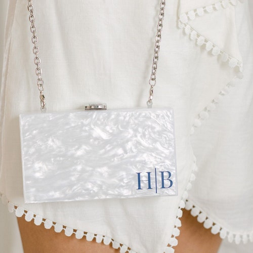 Custom Acrylic Clutch Personalized Clutch Bride Cutch Etsy