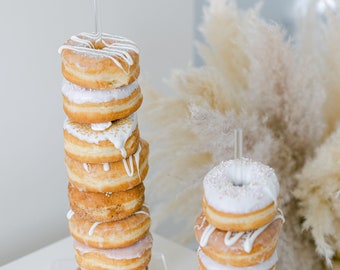 Clear Acrylic Donut Stands | Donut Bar | Donut Party | Donut Holder | Donut Wall | Breakfast Bar | Wedding Donut Stands