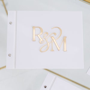 Acrylic Guest Book With Raised Text | Alternative Guest Book | Modern Wedding Decor Guest Book | Wedding Guest Signatures | 3D Pop Out Text