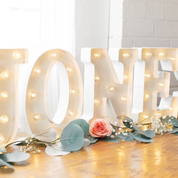 Wedding Marquee Lights | Light up Names | Wedding Lights Decor | 12 Inch Marquee Letter Lights | Personalized Name Light | Light up Letters