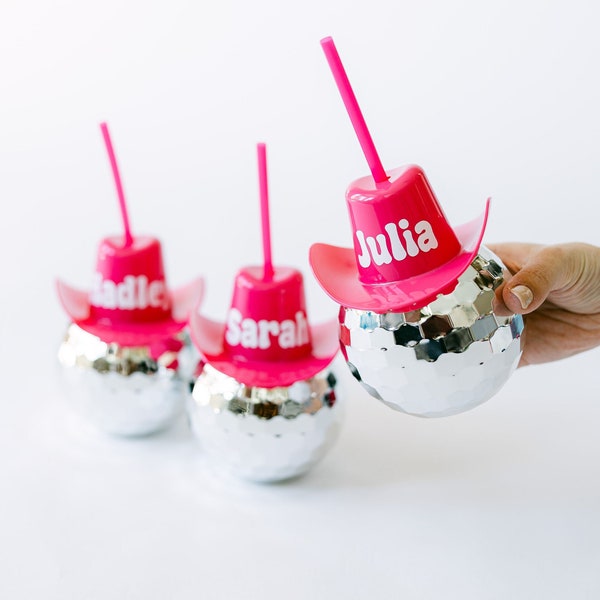 Disco Cup With Hat Etsy