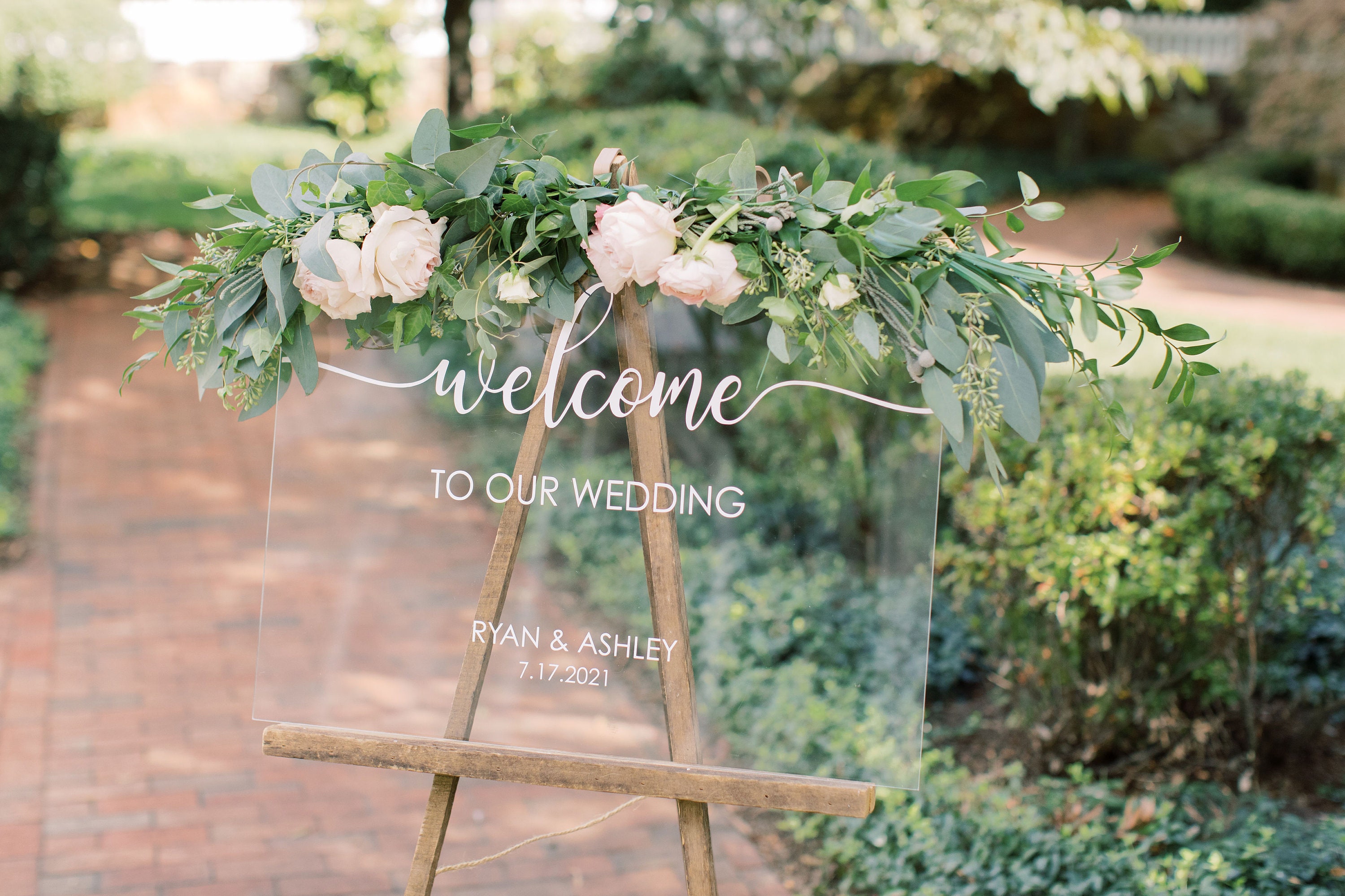 White Wedding Sign Minimalist Wedding Sign Wedding Sign Event