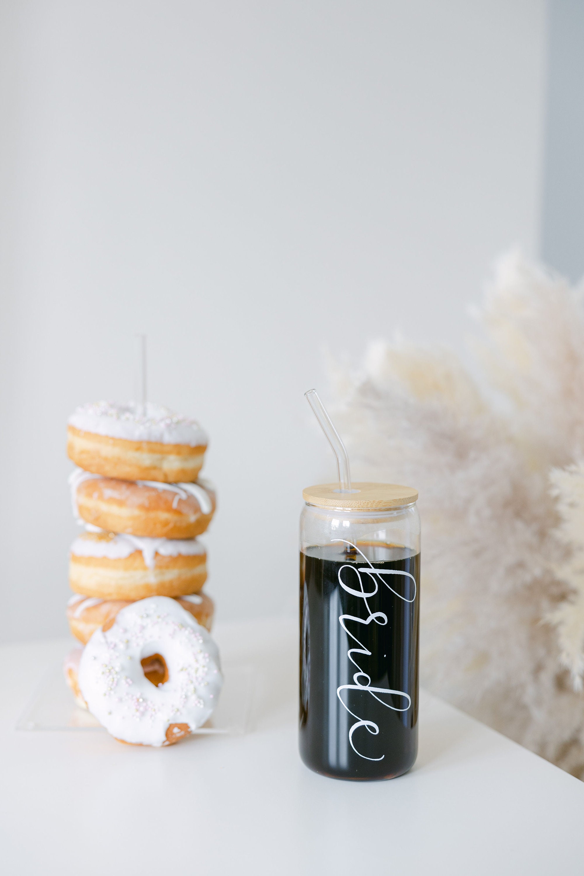 Tasse En Verre Coeurs Avec Couvercle Et Paille, Gobelet En Verre, Tasse à Café Glacé, Cadeau De Saint-Valentin Pour Meilleure Amie Galentine, Verre à Siroter, 16 Oz - France