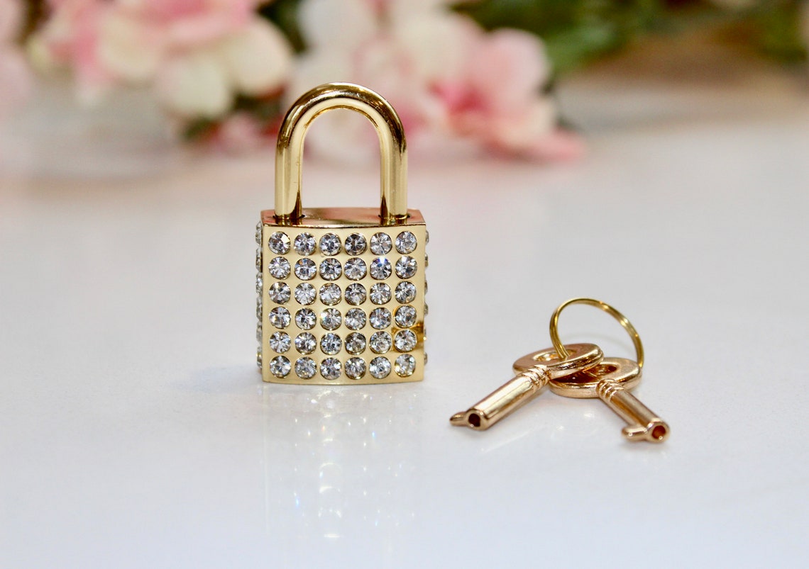 Rhinestone Lock Wedding Card Box Lock Custom Card Box Etsy