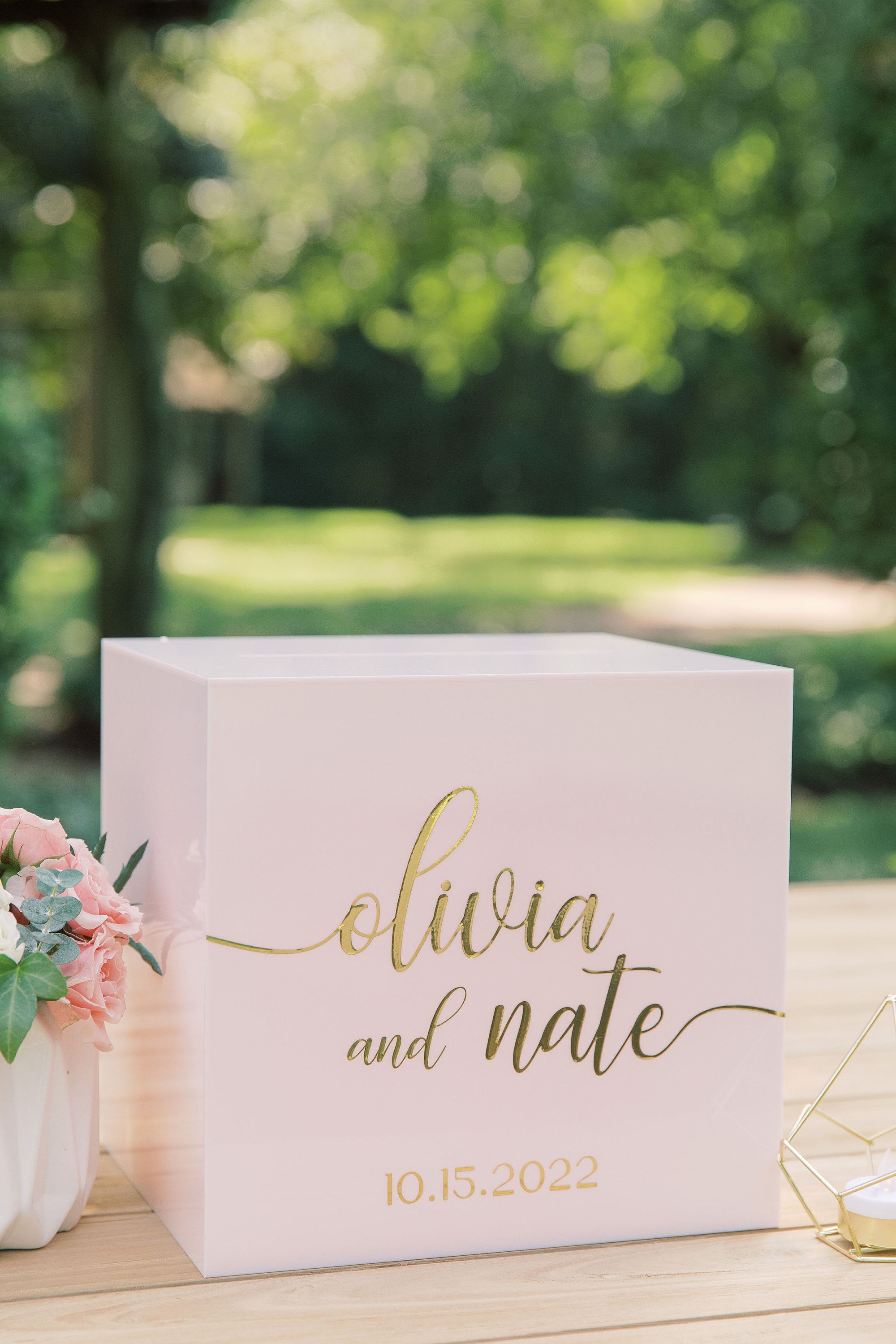 Frosted Acrylic Card Box I Wedding Card Box With Lock New Zealand