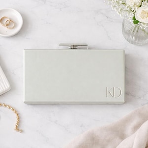 Custom Acrylic Clutch | Personalized Vinyl or Engraved Clutch | Bride Clutch | Bridal Accessory