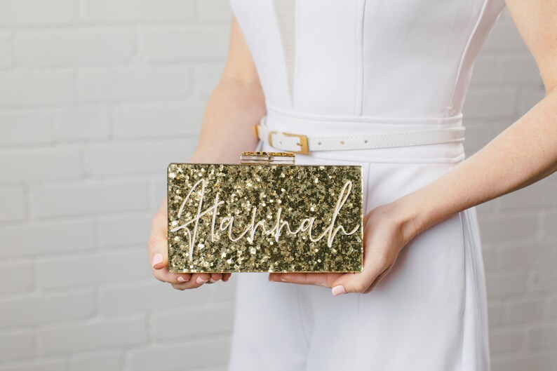 personalized clutch
