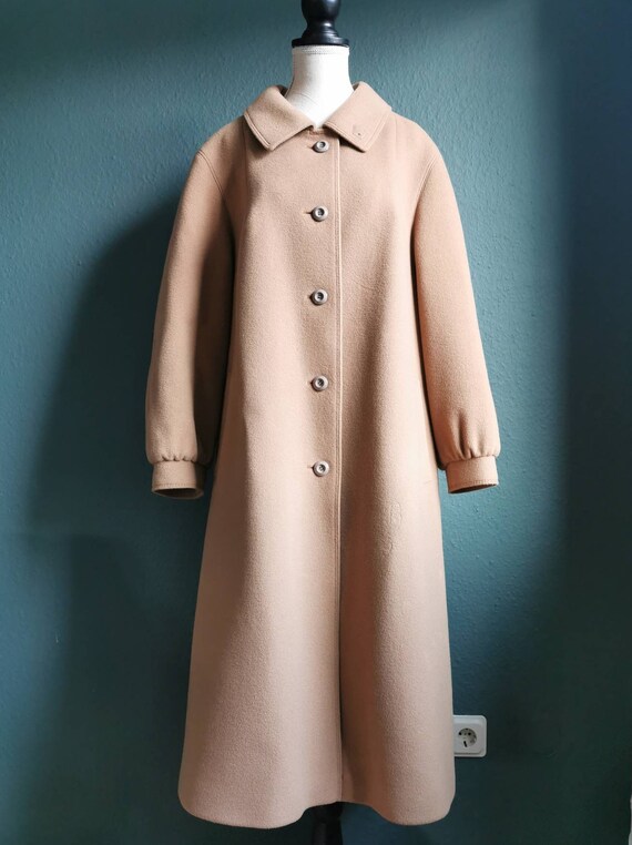 Vintage Camel colored Coat / Vintage Coat / Wool C