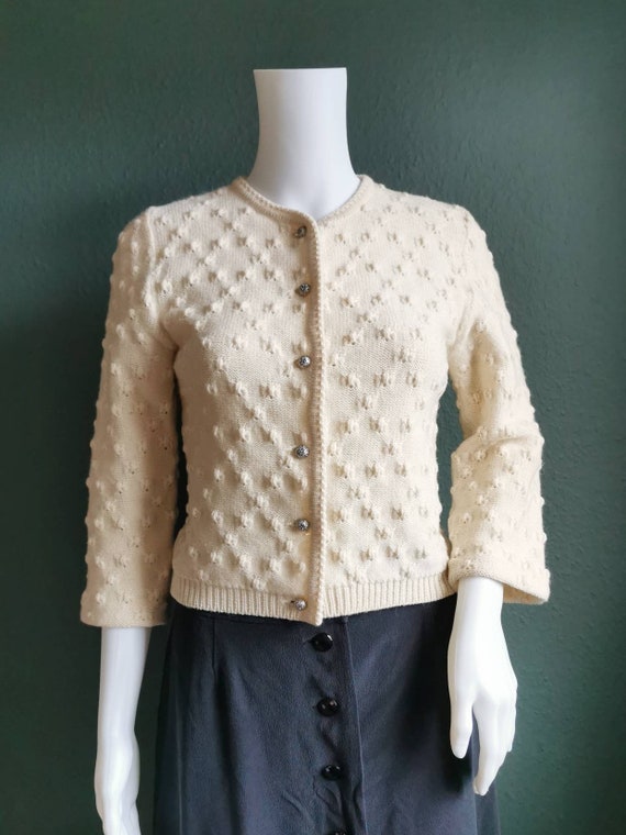 Vintage Folk Cardigan / Trachten Cardigan / Folk S