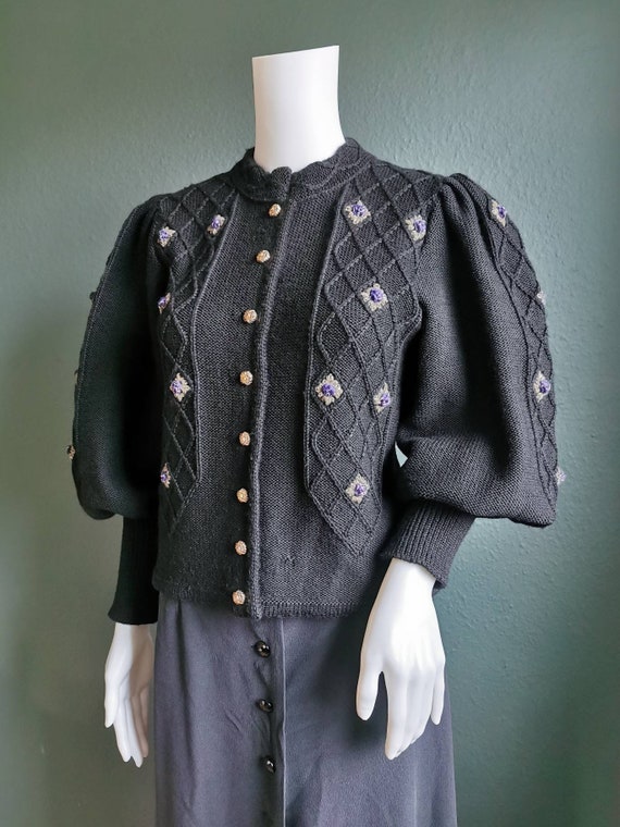Vintage Trachten Cardigan / Folk Cardigan / Tyrole
