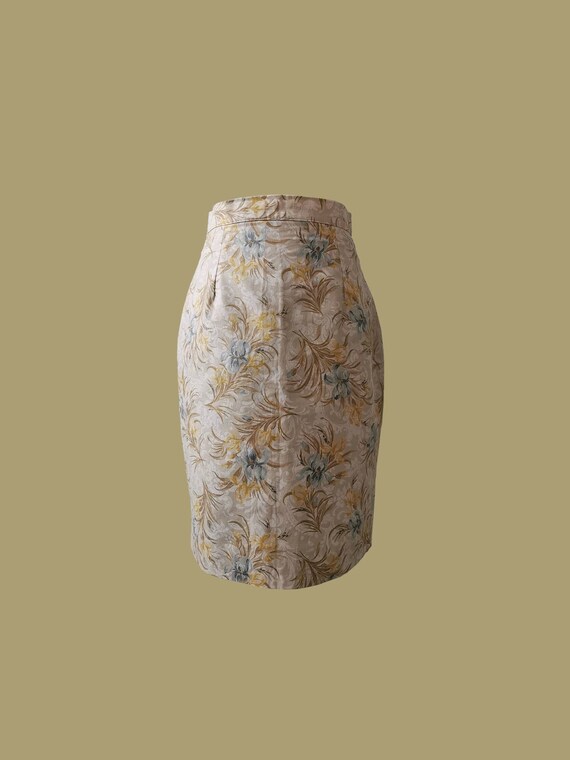 Vintage Laura Ashley Skirt / High waist skirt / Pe
