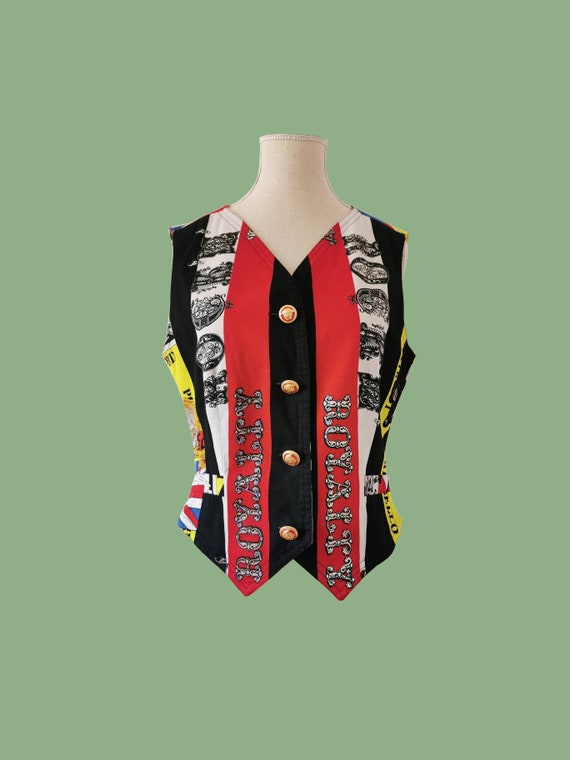 Vintage Versace Vest / Versace Jeans Beatles Vest