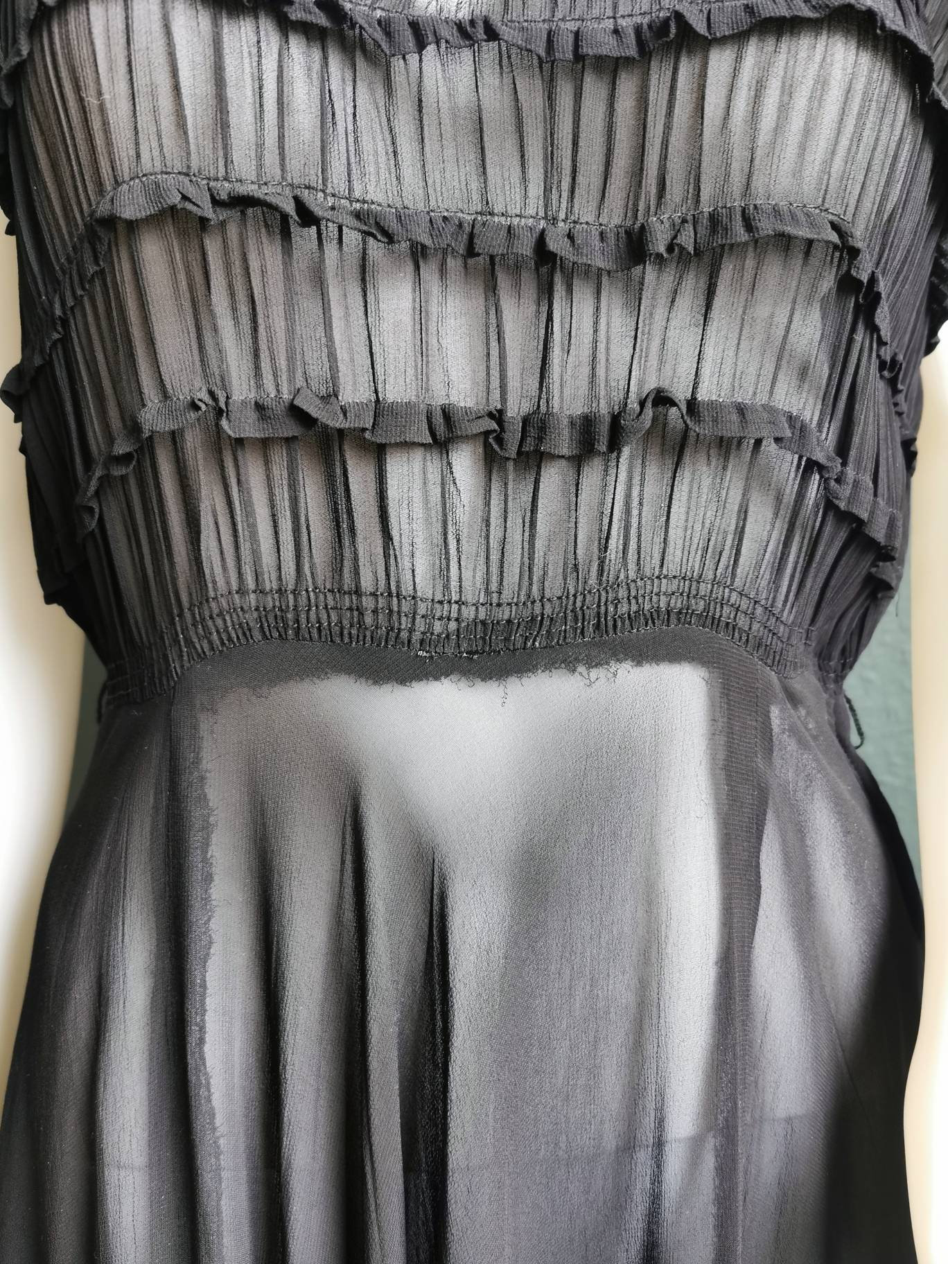 1940s / 1950s sheer Evening Dress / 40s Sheer Dress / 50s | Etsy
