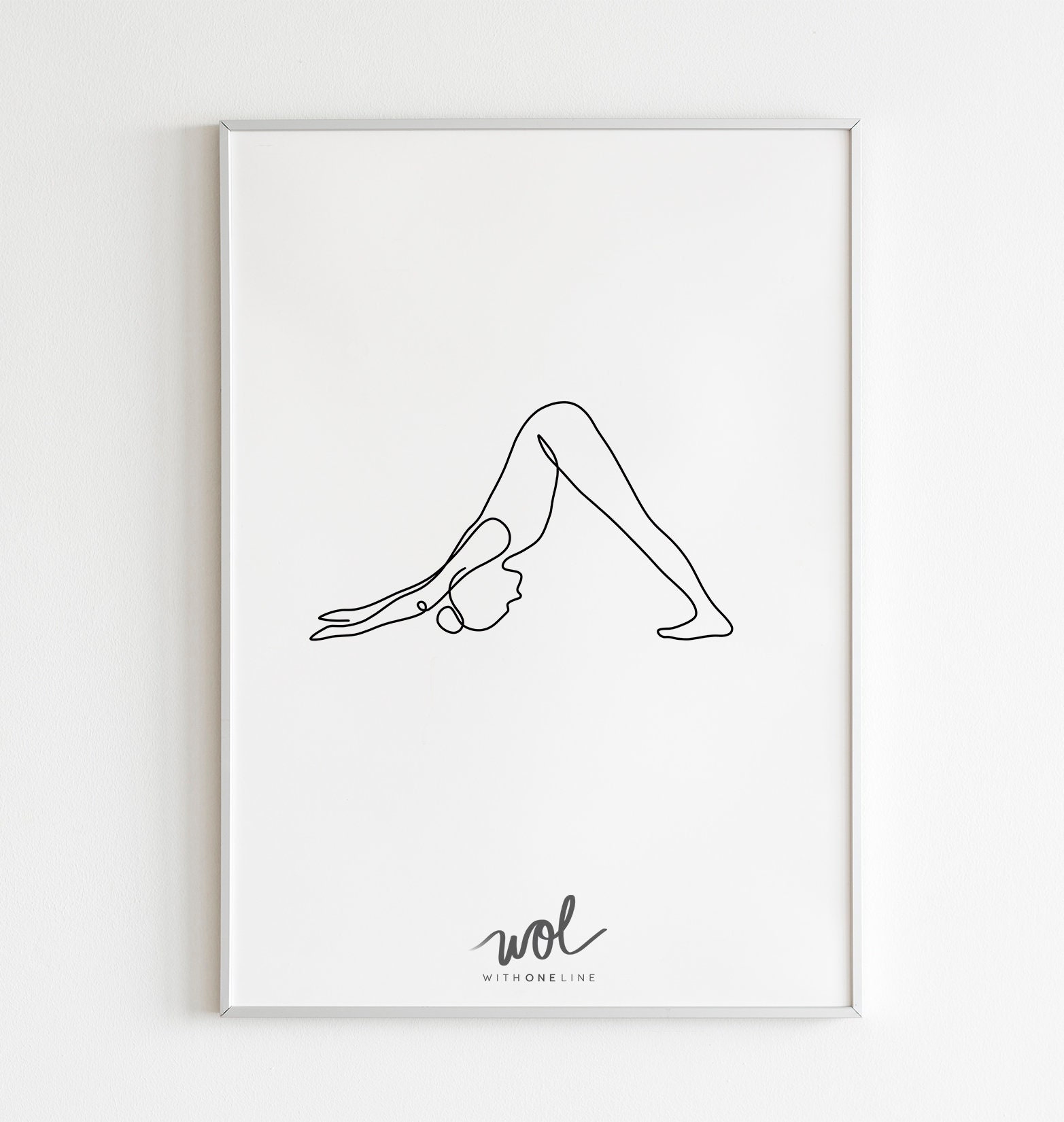 Yoga Pose Printable Wall Art Zen Meditation, Yoga Studio Poster