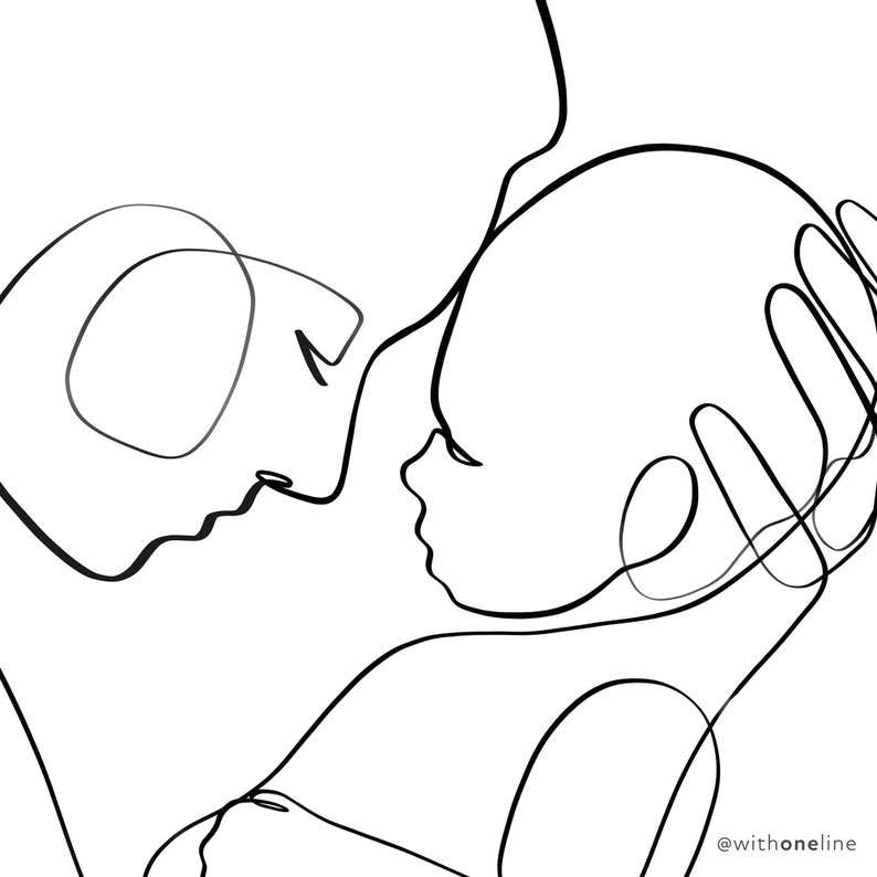 Mom and Baby Line Art Printable Line Art Mother and Child Etsy Mom and Baby Line Art Printable Line Art Mother and Child Etsy
