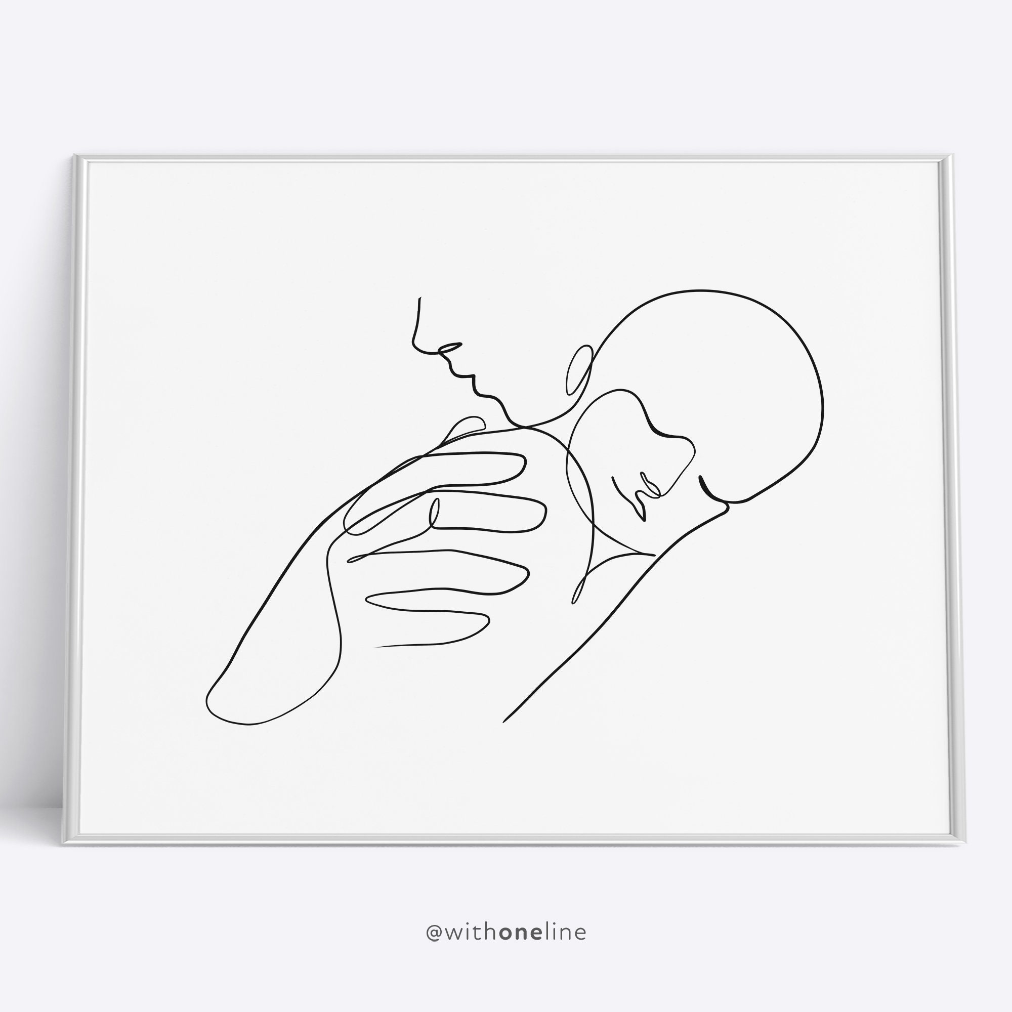 Minimalistic Print New Mom Gift Nursery Wall Decor New Mom Poster New Mom Printable Cute Mom Print Nursery Printable Nursery Print