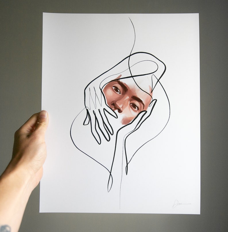 Weird Wall Art Digital Painting Giclee Print Hands and Etsy