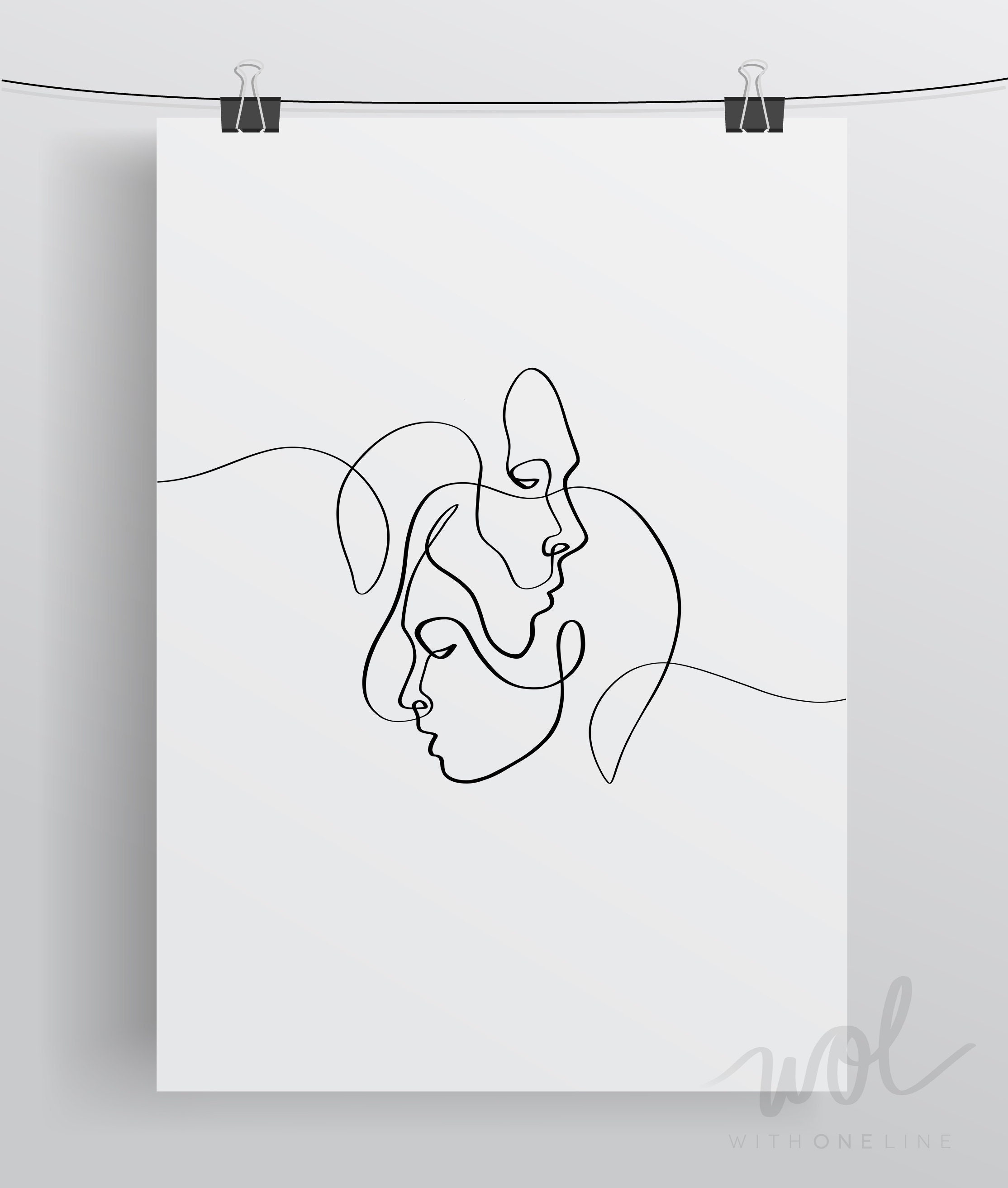 Printable Abstract One Line Couple Minimal One Line Drawing Etsy Printable Abstract One Line Couple Minimal One Line Drawing Etsy