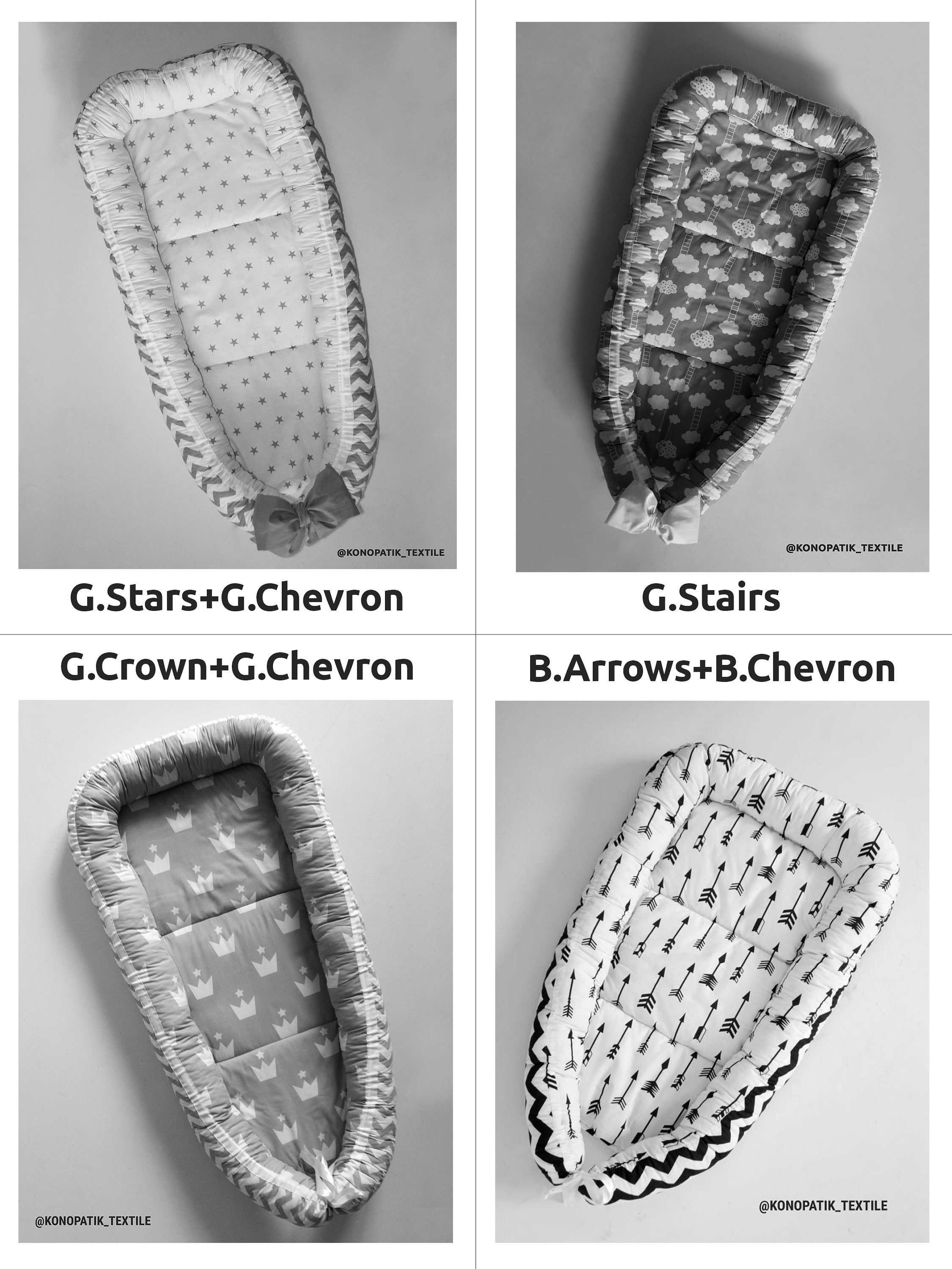 Babynest Two Sizes Baby Nest Baby Cocoon Co Sleeper Baby Etsy