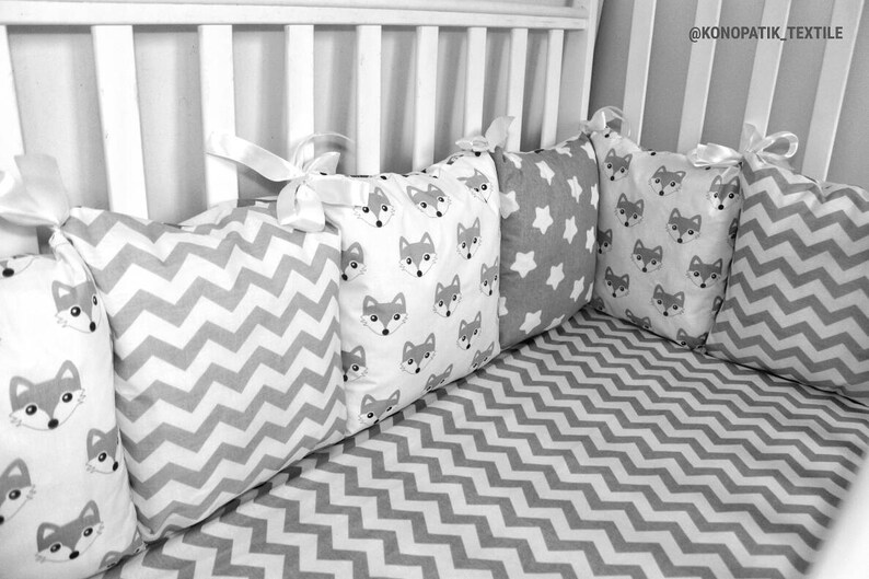 Gray baby bedding crib bedding baby bedding boy baby Etsy