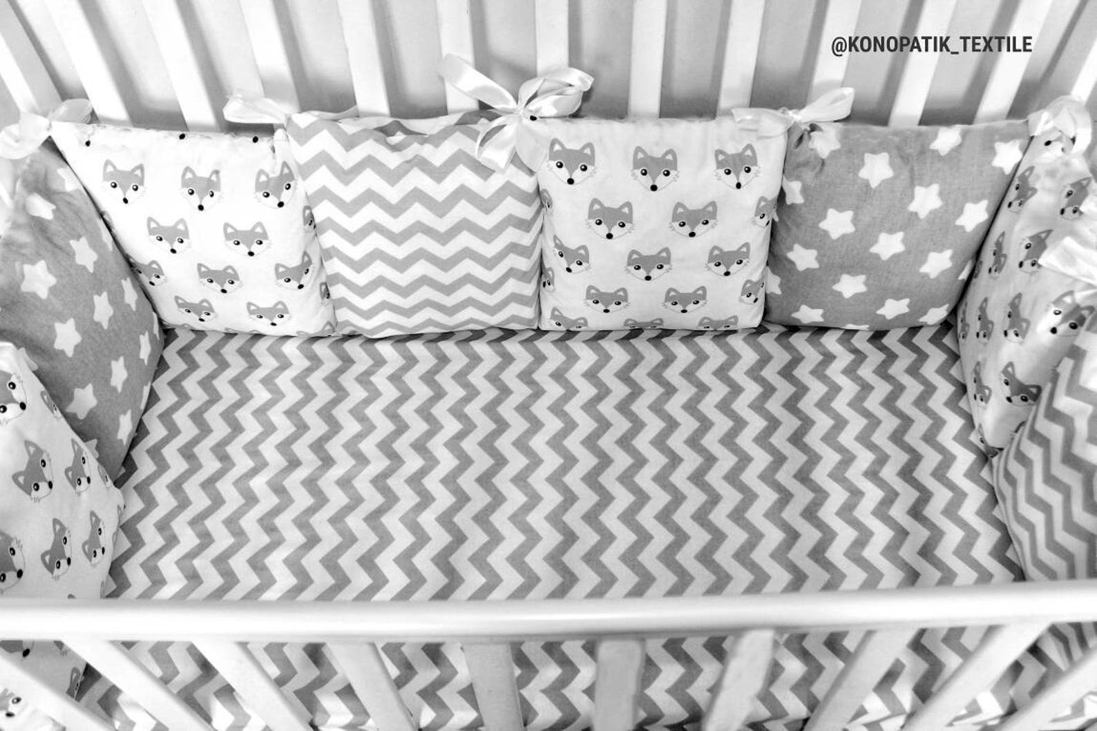 Gray Baby Bedding Crib Bedding Baby Bedding Boy Baby Etsy