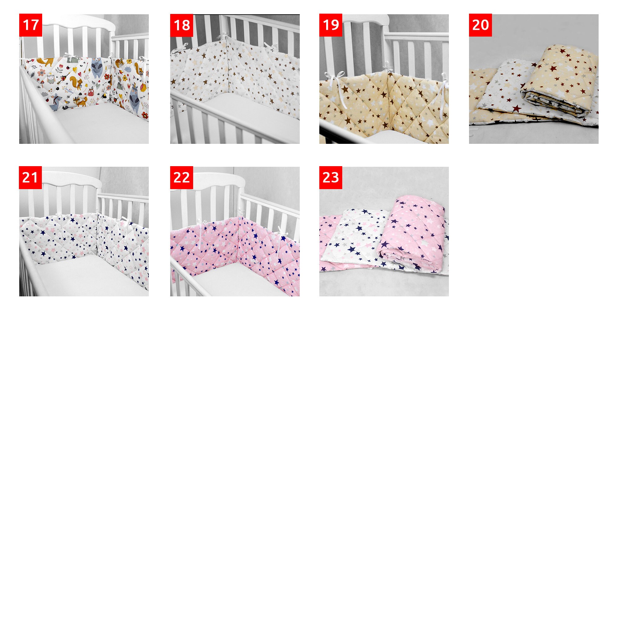 Crib bumpers Woodland Animals Cot bumper Crib rail cover Etsy