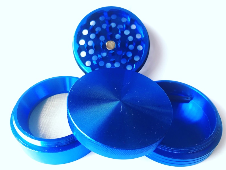 4 Pieces Black Aluminum Tobacco Spice Herb Grinder Crusher Lasts forever weed grinder Grinder weed pipe Harley Quinn Grinder weed