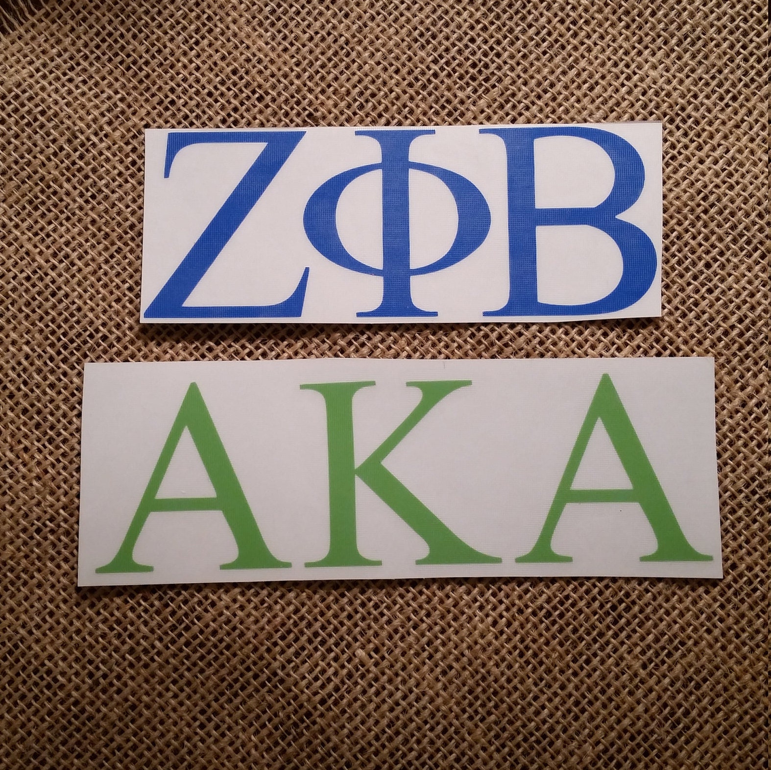 Greek Letters Sorority Letters Decals Sorority Vinyl Decal Etsy