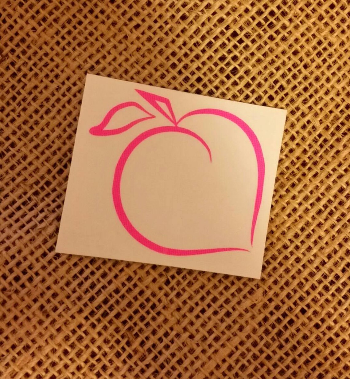 GA Peach Decal Peach Peach State Yeti Peach Decal Etsy