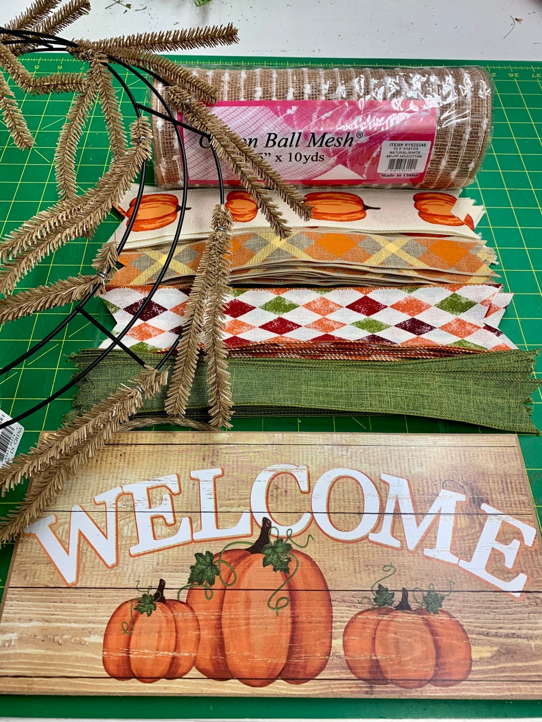 DIY Beginner Wreath Kit, Fall Wreath Kit, Fall Wreath Kit
