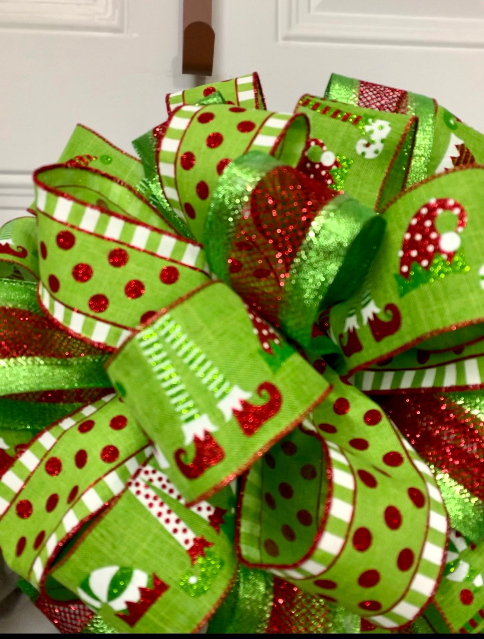 Tree Topper Bow Tree Topper Bow With Streamers Tree Topper Etsy