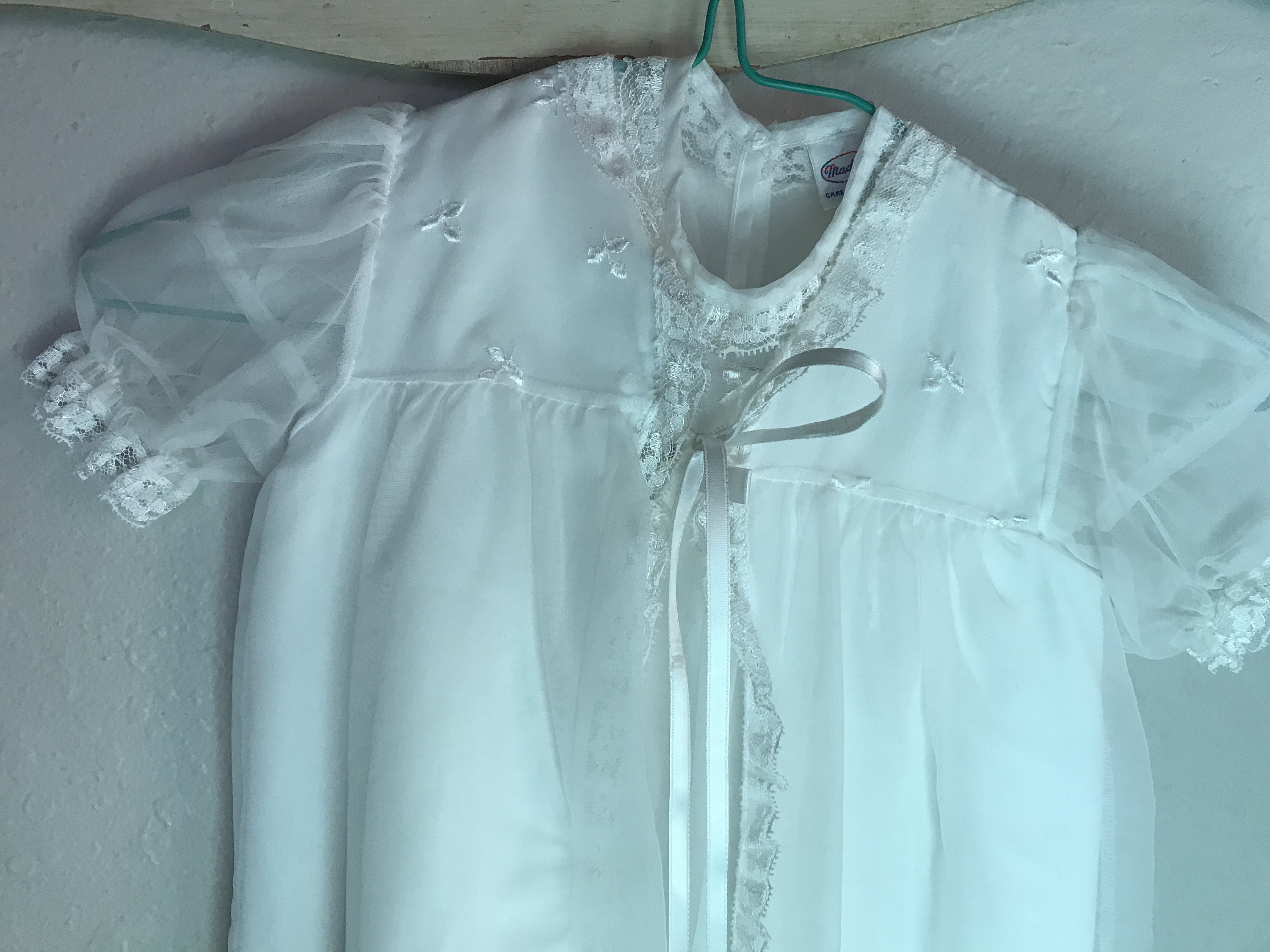Vintage Baptism/ Christening Gown 3 Piece Etsy UK