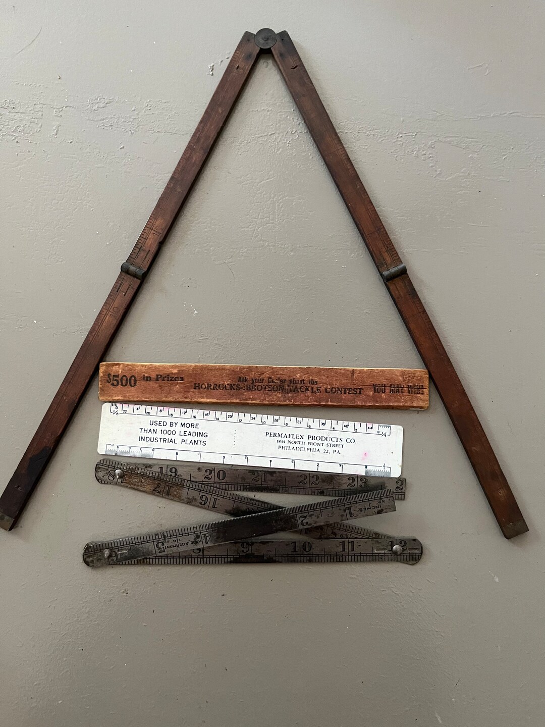 Vintage Rulers, Tape Measure, Carpenter Tools, Various Sizes FREE ...