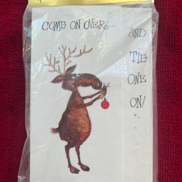 Vintage Hallmark cards invitations unusual,Christmas or New Year’s
