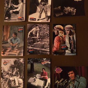 Elvis Presley trading cards. 14 total, miscellaneous, 1992 Free shipping