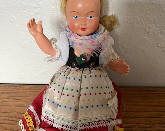 German Cellba celluloid doll winged mermaid doll mark 1950’s